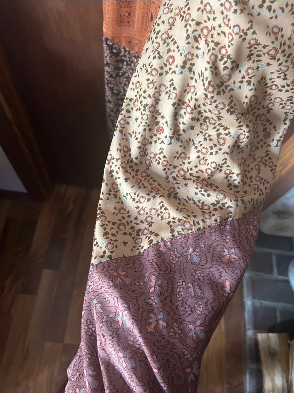 Silky Wrap Maxi Jumpsuit size Large - Picture 4 of 7